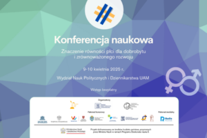 Konferencja: Znaczenie równości płci dla dobrobytu i zrównoważonego rozwoju